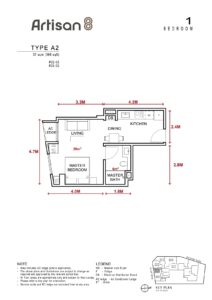 Artisan 8 - 1 Bedroom Type A2