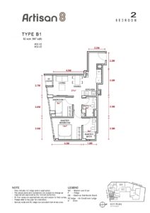Artisan 8 - 2 Bedroom Type B1