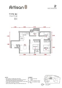 Artisan 8 - 2 Bedroom Type B4