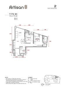 Artisan 8 - 2 Bedroom Type B5