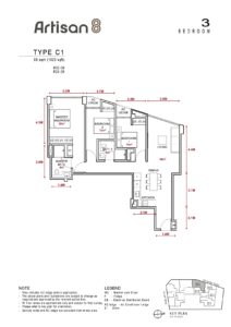 Artisan 8 - 3 Bedroom Type C1