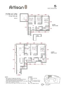 Artisan 8 - 5 Bedroom Type E1-PH