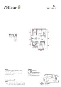 Artisan 8 - 2 Bedroom Type B6