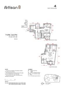 Artisan 8 - 4 Bedroom Type D3-PH